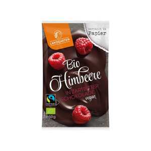 Landgarten Bio-Himbeere in Zartbitter-Schokolade 50 g