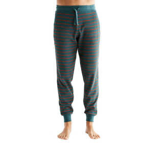 Leela Cotton Herren Hose Schlafhose aus 100% Bio-Baumwolle Waffelstrick Pyjama