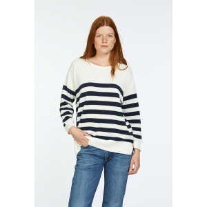 Les Racines Du Ciel Stripes Sweater – Rundhals-Pullover aus Biobaumwolle