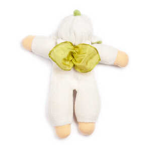 Lotties Baby Puppe Greifling aus Bio Baumwolle Blumenfee