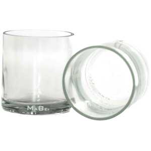 MaBe Trinkglas 300 ml, Upcycling aus Spirituosenflasche