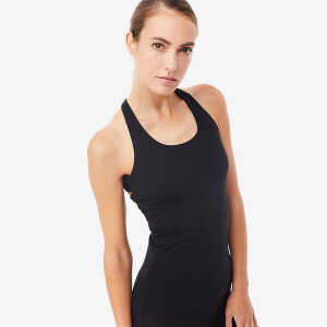 Mandala Yoga Shirt – Criss Cross top – Black