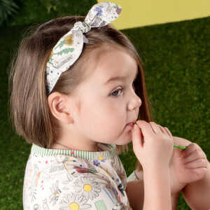 Marraine Kids Haarband aus Bio Baumwolle “Calla & Magnolia”