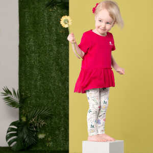 Marraine Kids Leggings aus Bio Baumwolle “Violet”