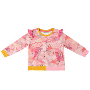 Marraine Kids Sweatshirt mit Rüschen “Rainbow Star”