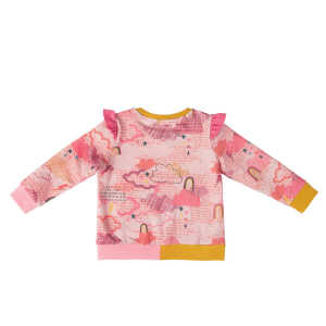 Marraine Kids Sweatshirt mit Rüschen “Rainbow Star”