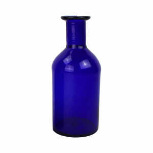 Mitienda Shop Dekovase blau | Blumenvase | Glasvase | große Vase |