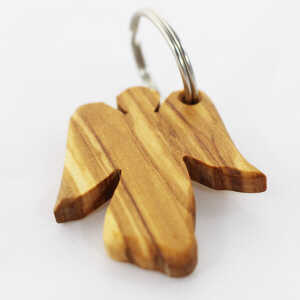 Mitienda Shop Schlüsselanhänger aus Holz “Engel”