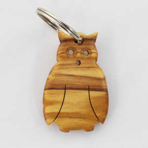 Mitienda Shop Schlüsselanhänger aus Holz “Eule”