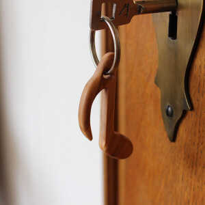 Mitienda Shop Schlüsselanhänger aus Holz “Note”