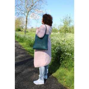 MoreThanHip Shopper Tasche aus mattem Öko-Leder – Livia