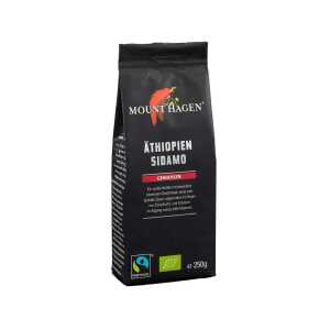 Mount Hagen Bio-Kaffee “Äthiopien Sidamo”, gemahlen, 250 g