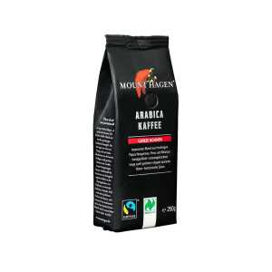 Mount Hagen Bio-Kaffee Arabica, ganze Bohnen, 250 g