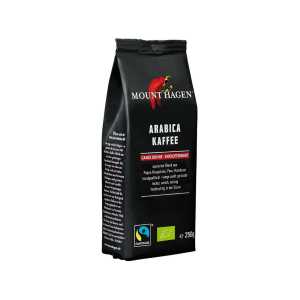 Mount Hagen Bio-Kaffee, ganze Bohnen, entkoffeiniert, 250 g