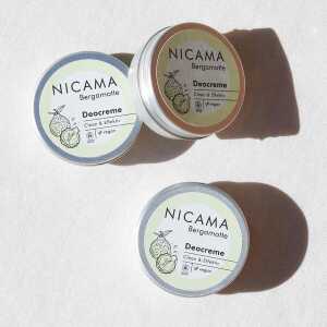 NICAMA – Deocreme Bergamotte (Bio-Naturkosmetik, vegan, plastikfrei, mit Natron)