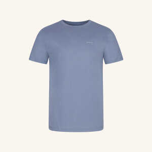 NORDLICHT Statement T-Shirt Talvi Ozeanblau aus 100% Bio-Baumwolle