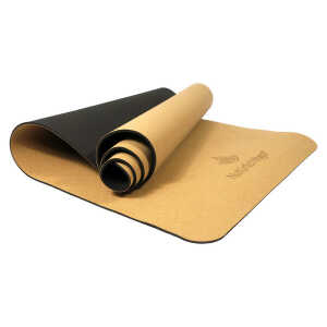 NatürlichYoga® Yogamatte aus echtem Kork mit TPE Unterseite