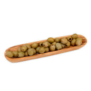 Olivenholz erleben Schale (L25 cm) aus Olivenholz für Tapas
