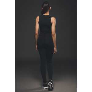 Organique Stretch Jumpsuit – schwarz