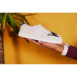 PANAFRICA Bunte Sneaker – Sahara Creme – Frauen