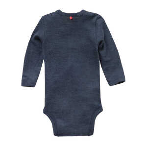 People Wear Organic Baby Langarm-Body Bio-Wolle/Seide