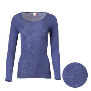 People Wear Organic Damen Wolle-Seide Langarmshirt, 6 Farben
