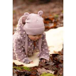 Pure-Pure Baby-Mütze in süßem Bärchen-Design für Ihr Baby von 6-12 Monate
