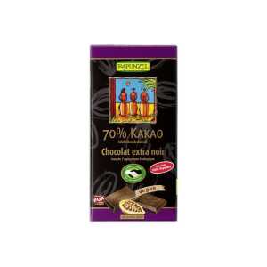 RAPUNZEL Bio-Edelbitter-Schokolade mit Rapadura, 80 g