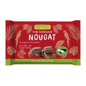 RAPUNZEL Bio-Nougat-Schokolade, 100 g