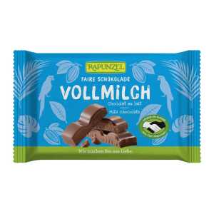 RAPUNZEL Bio-Vollmilch-Schokolade, 100 g