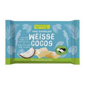 RAPUNZEL Weiße Bio-Schokolade “Cocos”, 100 g