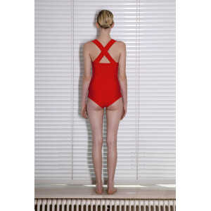 RENDL Swimsuit No.1 – eleganter Badeanzug mit überkreuzten Trägern