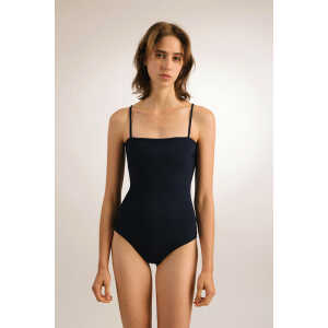 RENDL Swimsuit No.8 – Minimalistischer Badeanzug mit Spaghetti Trägern