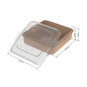 REuse Menübox take away Verpackung-Essensbehälter to go Lunchbox Dose 2l
