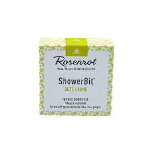 Rosenrot Naturkosmetik ShowerBit – festes Duschgel Gute Laune – 60g – ÖKO TEST – sehr gut – 05/2021
