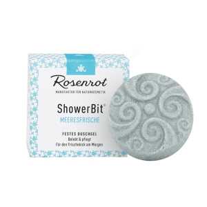 Rosenrot Naturkosmetik ShowerBit – festes Duschgel Meeresfrische – 60g