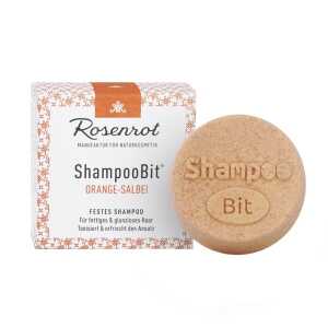 Rosenrot Naturkosmetik festes Shampoo Orangen-Salbei – 60g