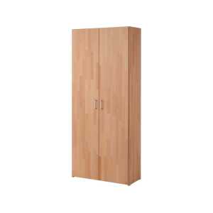Schrank “buxing solid” mit 2 langen Türen B 80 x T 33 x H 185,5 cm, glatte Front, Buche