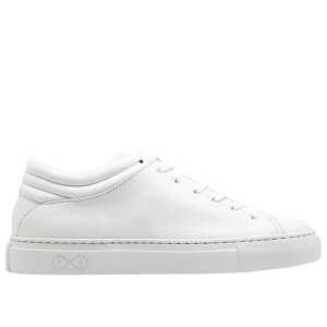 Sneaker aus Leder “nat-2 Sleek Low all white” in weiß
