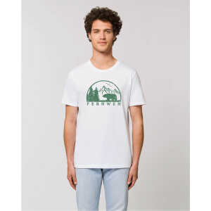 Soulcover weißes Unisex T-Shirt “Fernweh” aus Bio-Baumwolle Gots Fairtrade