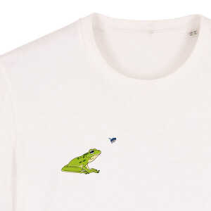 Spangeltangel T-Shirt bedruckt, Frosch, nachhaltig, Biobaumwolle, Herren, Natur, Insekt