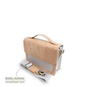 Sperling “Bonny” Handtasche aus Kork und Bio-Baumwolle