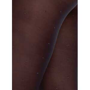 Swedish Stockings 40den Schwarz – gepunktete Strumpfhose – Filippa Dots