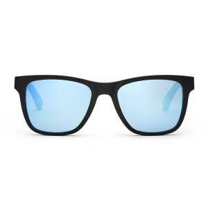 TAKE A SHOT Holz Sonnenbrille Eckig für Herren im sportlichen Design mit UV Schutz