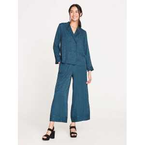 Thought Blaue Pyjama-Style Bluse aus Ecovero