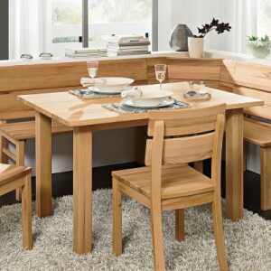 Tisch “Comera” – Größe: 70×110 cm – Farbe: braun – Holzart: Kernbuche