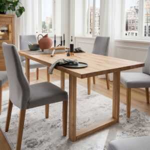 Tisch “Sorano” – Größe: 90×160 cm – Farbe: braun – Holzart: Massivholz