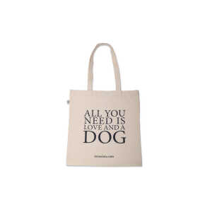 Treusinn Canvas Shopper “All you need is love and a dog”