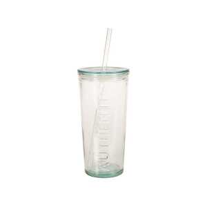 Trinkglas “Authentic to go” aus Recyclingglas 0,5 l