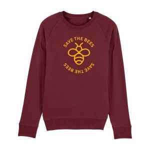 University of Soul Herren Sweatshirt aus Bio-Baumwolle “Save the Bees”
